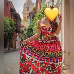 Beautiful Colorful dress size Small